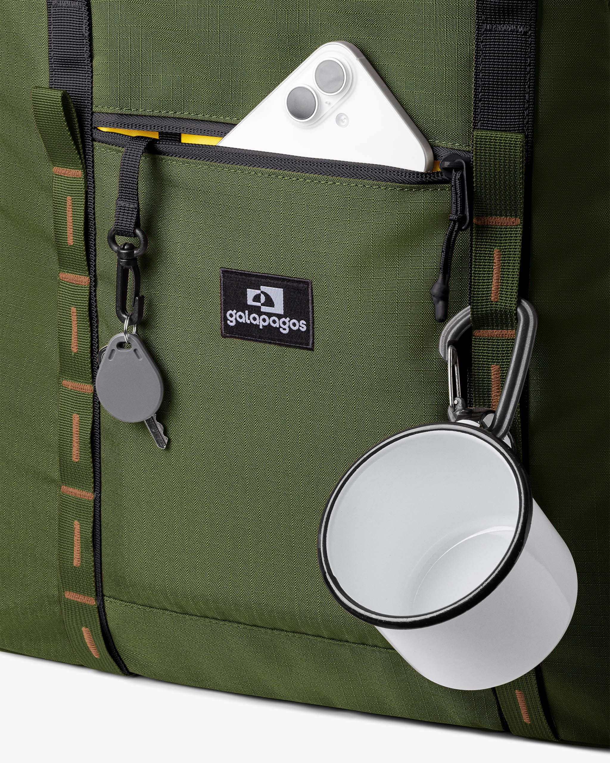 Bolsa Tote All-In Daily 21L - Verde e Cáqui