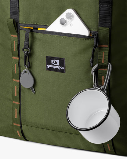 Bolsa Tote All-In Daily 21L - Verde e Cáqui