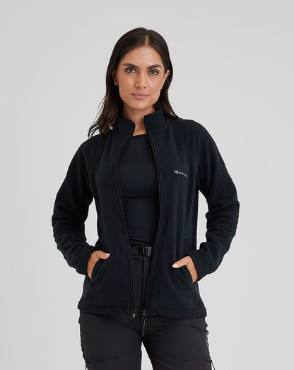 Jaqueta Fleece Kathmandu 2.0 Feminina - Preta