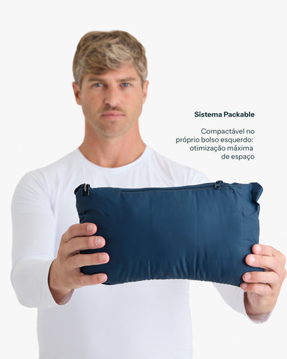 Jaqueta Puffer Ibex Thermolite Heat Masculina - Azul Marinho