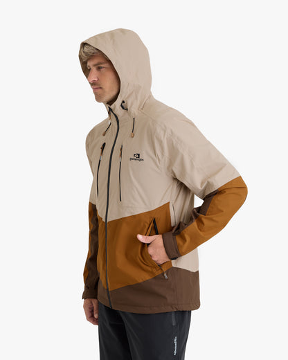 Jaqueta Impermeável Darwin Evolution 2.0 Masculina - Caqui e Ocre