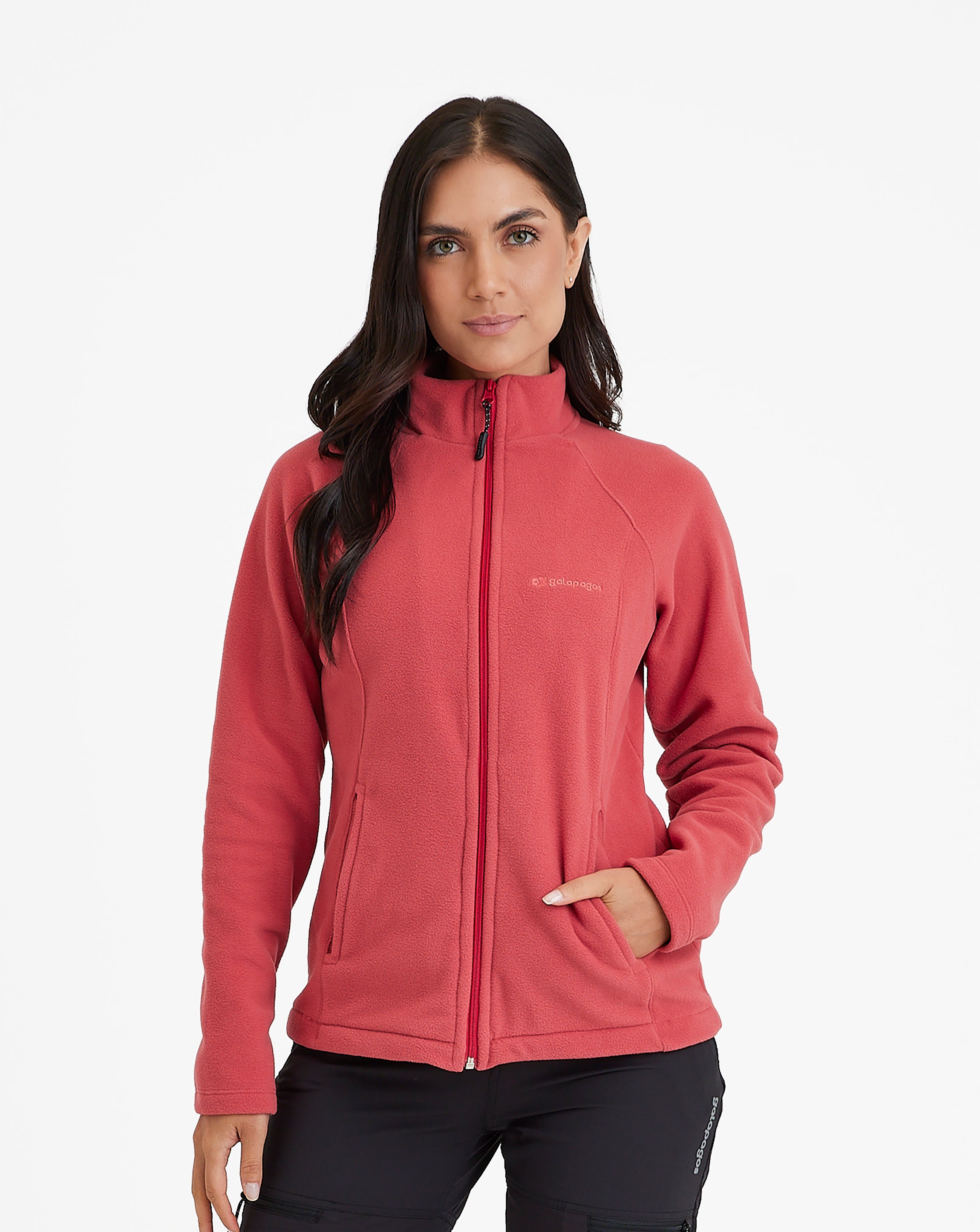 Jaqueta Fleece Kathmandu 2.0 Feminina - Goiaba