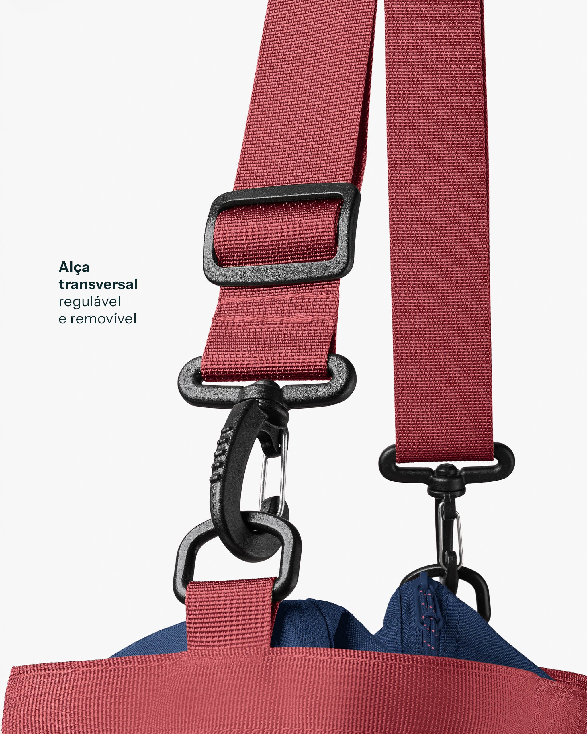 Bolsa Tote All-In Daily 21L - Bordô e Marinho