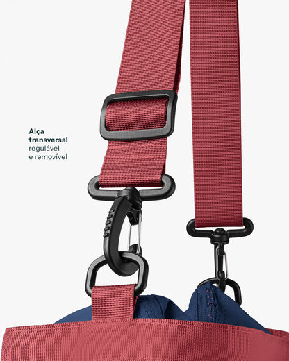 Bolsa Tote All-In Daily 21L - Bordô e Marinho