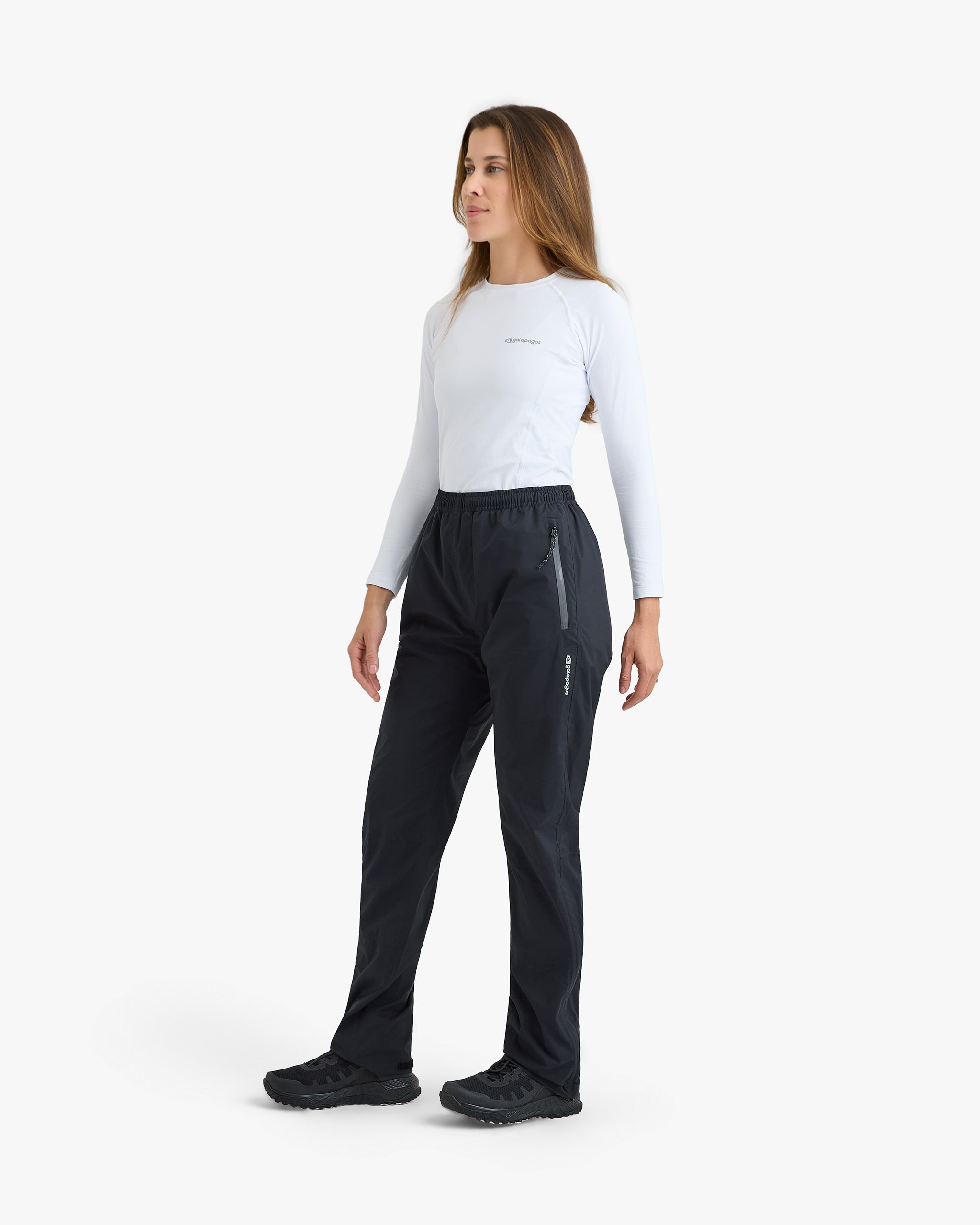 Calça Impermeável Darwin Storm Feminina - Preta - Galapagos Outdoor