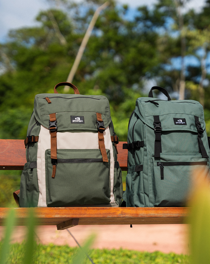Mochila Pelican 30L - Verde e Cáqui - Galapagos Outdoor