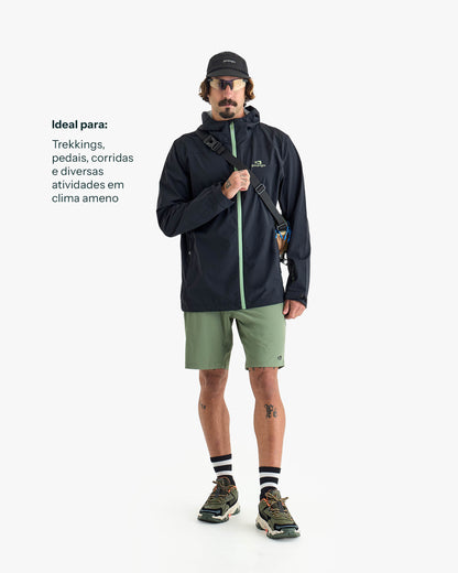 Jaqueta Impermeável Darwin Light Freeze Masculina - Preta