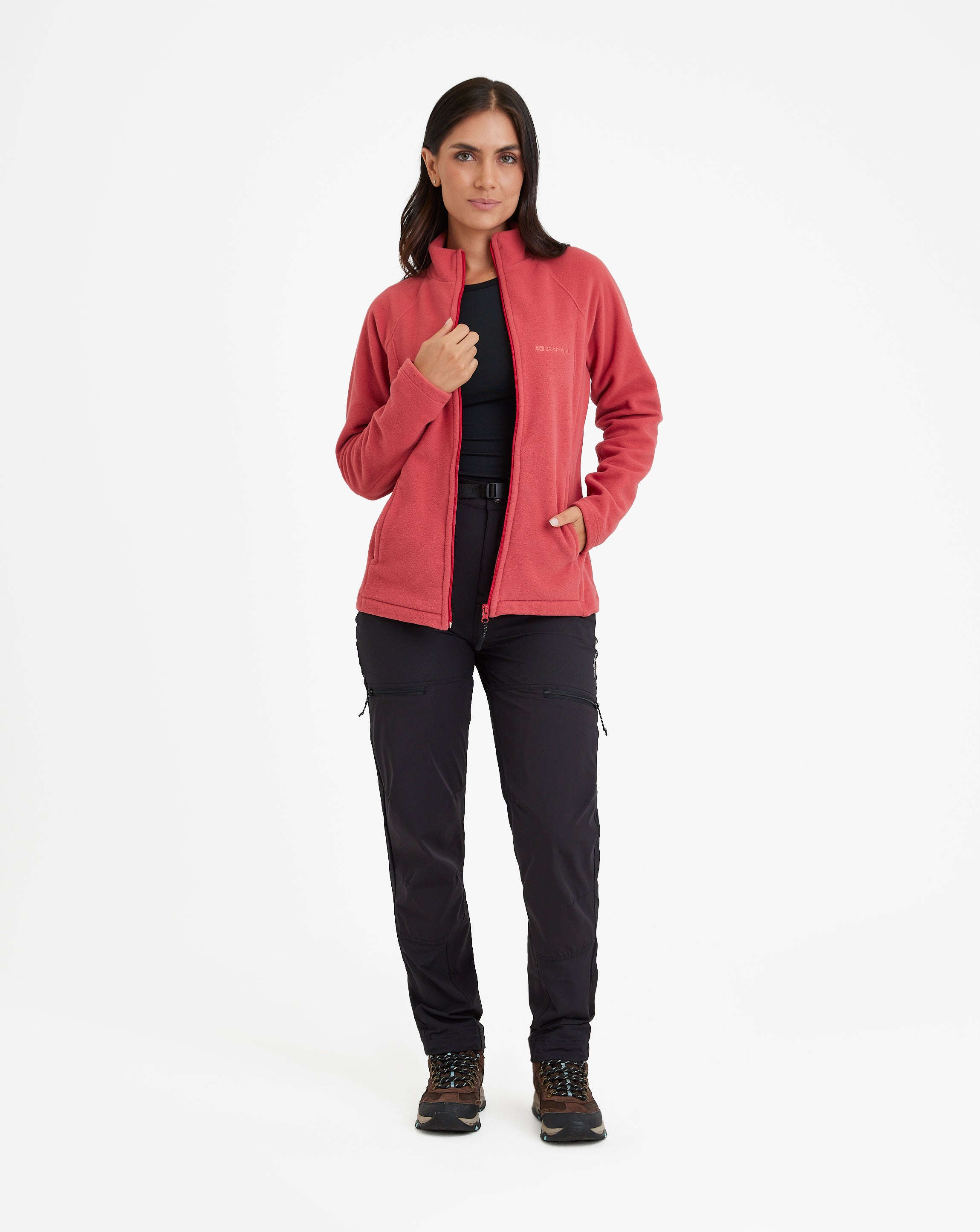 Jaqueta Fleece Kathmandu 2.0 Feminina - Goiaba