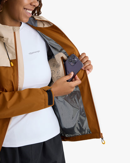 Jaqueta Impermeável Darwin Heat Feminina - Terracota