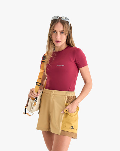 Shorts Raven Feminino - Areia