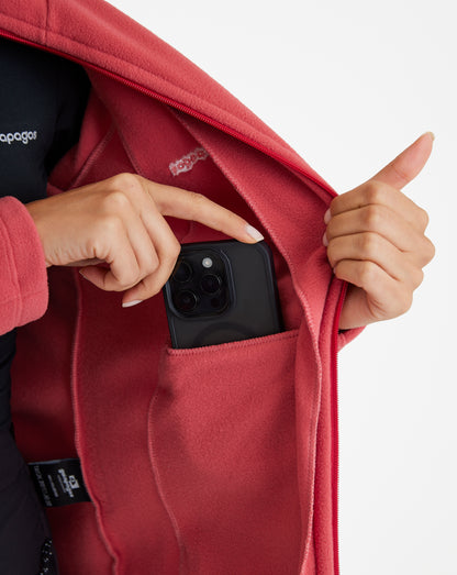 Jaqueta Fleece Kathmandu 2.0 Feminina - Goiaba