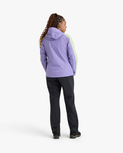 Jaqueta Impermeável Darwin Evolution Feminina - Lavanda e Verde