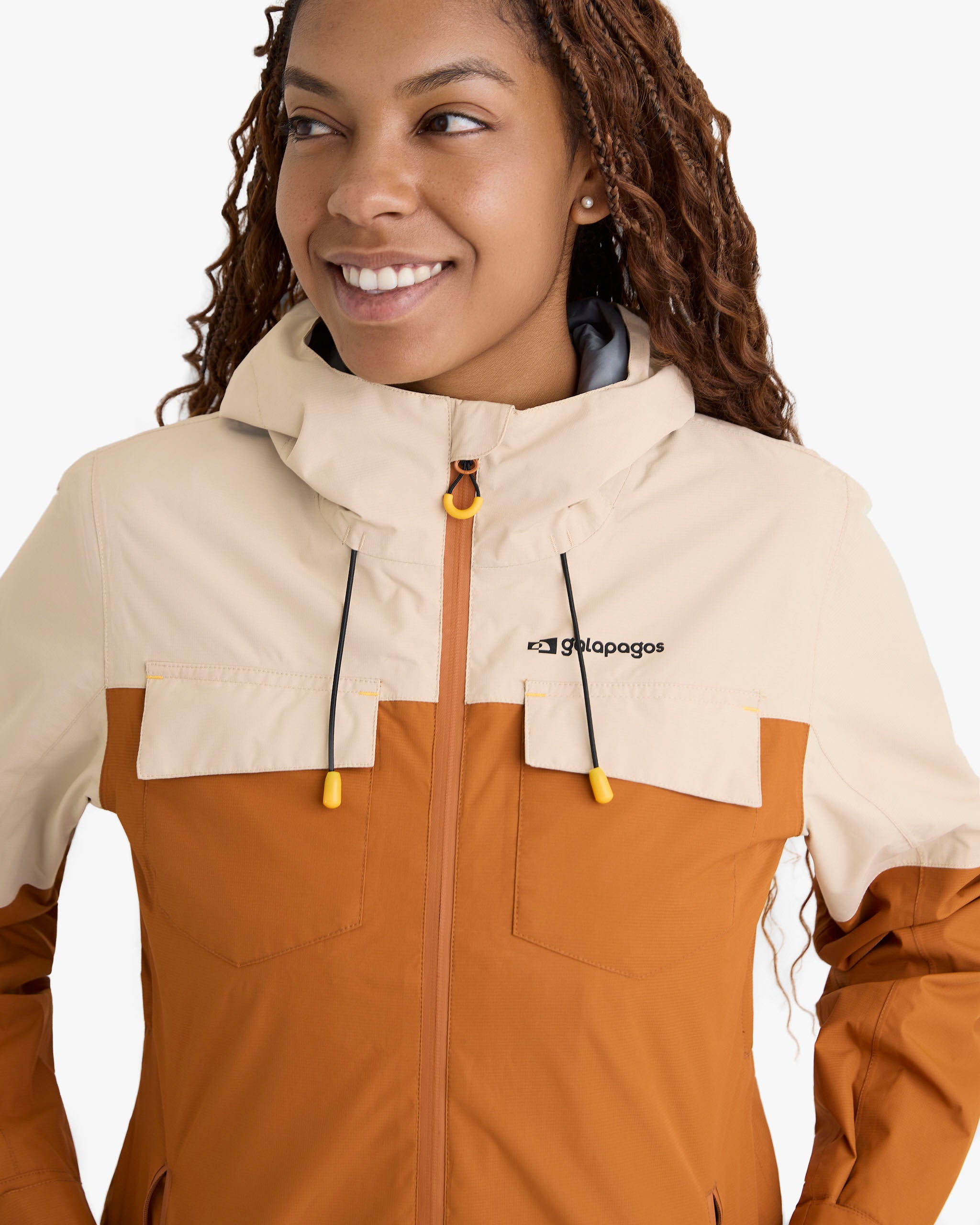 Jaqueta Impermeável Darwin Heat Feminina - Terracota