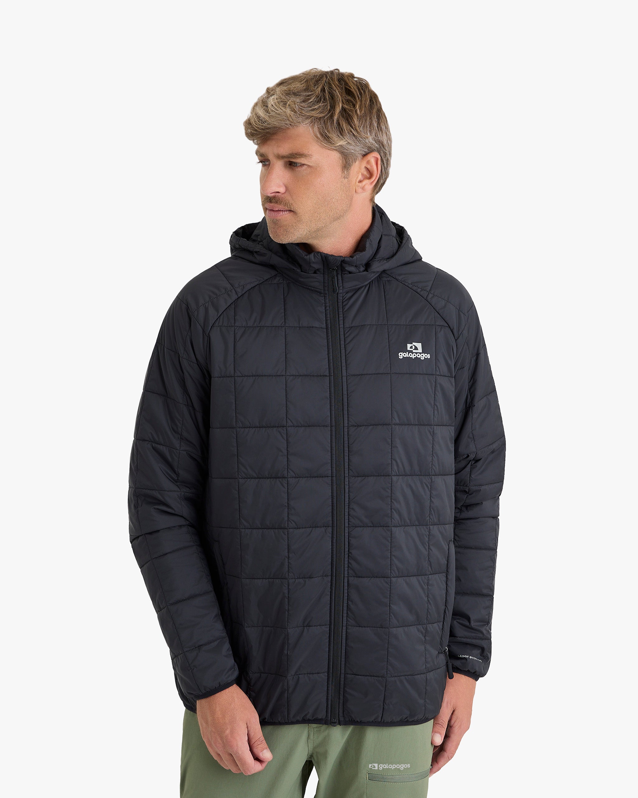 Jaqueta Puffer Ibex Thermolite Heat Masculina - Preta