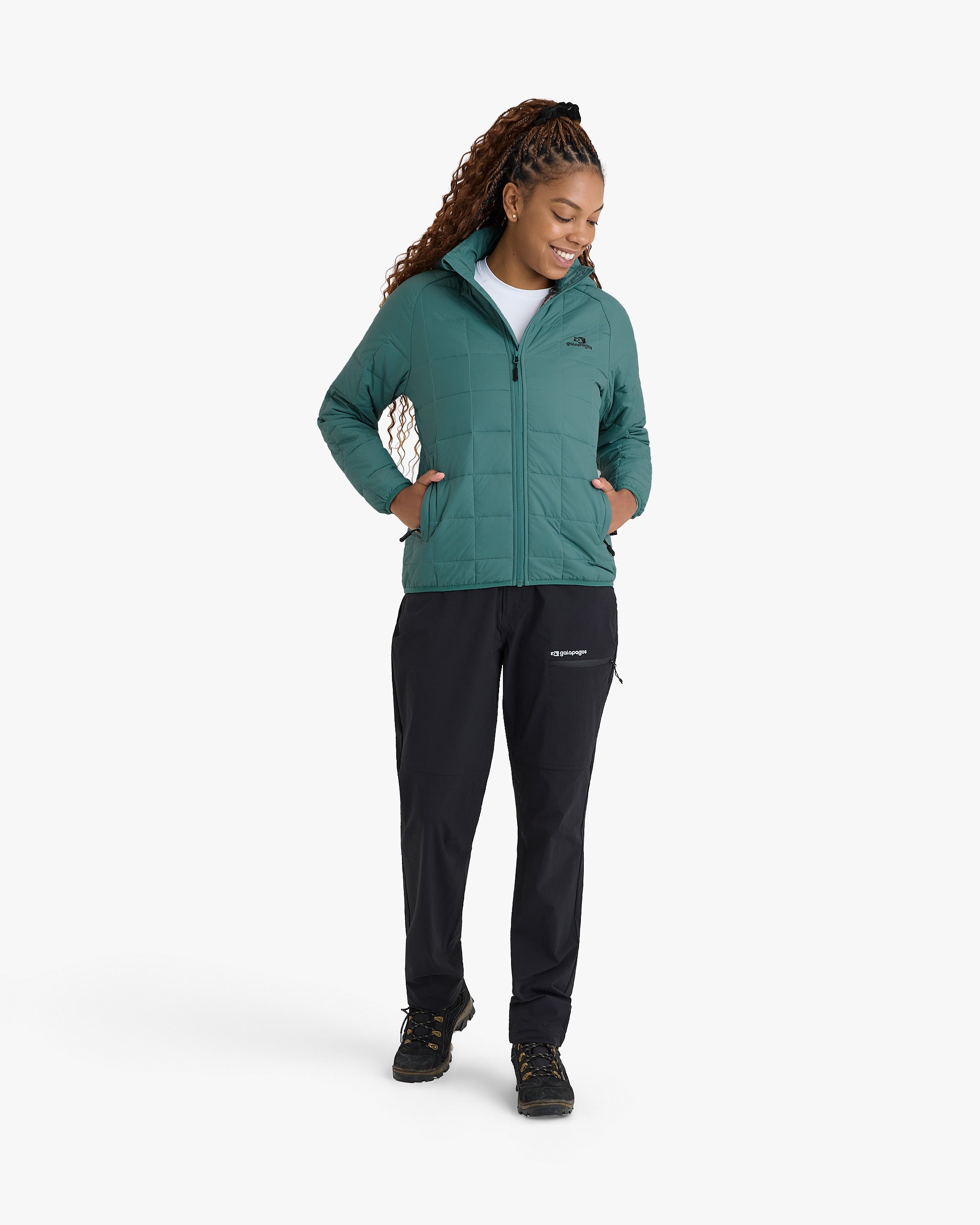 Jaqueta Puffer Ibex Thermolite Heat Feminina - Verde
