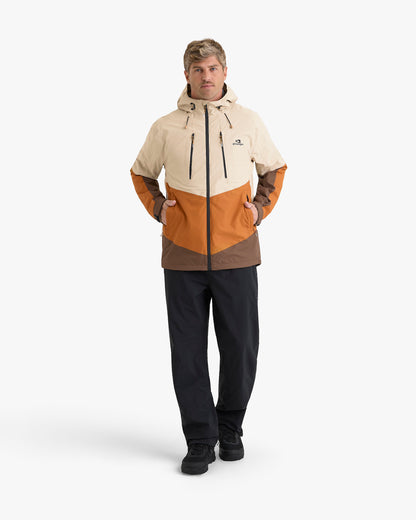 Jaqueta Impermeável Darwin Evolution Masculina - Cáqui e Ocre