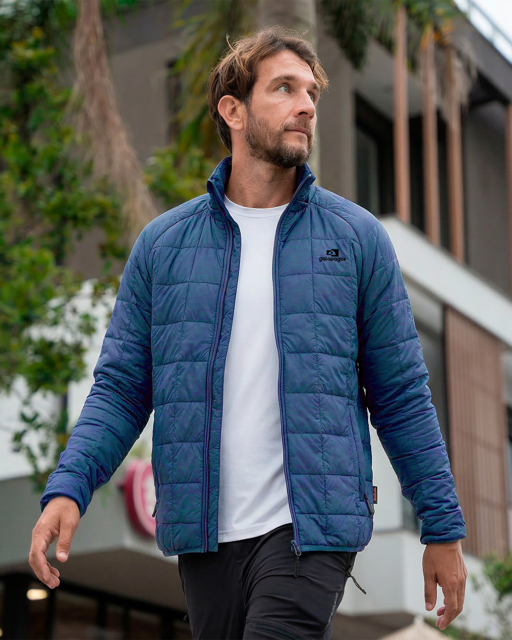 Jaqueta Puffer Ibex Thermolite Heat Masculina - Azul Marinho