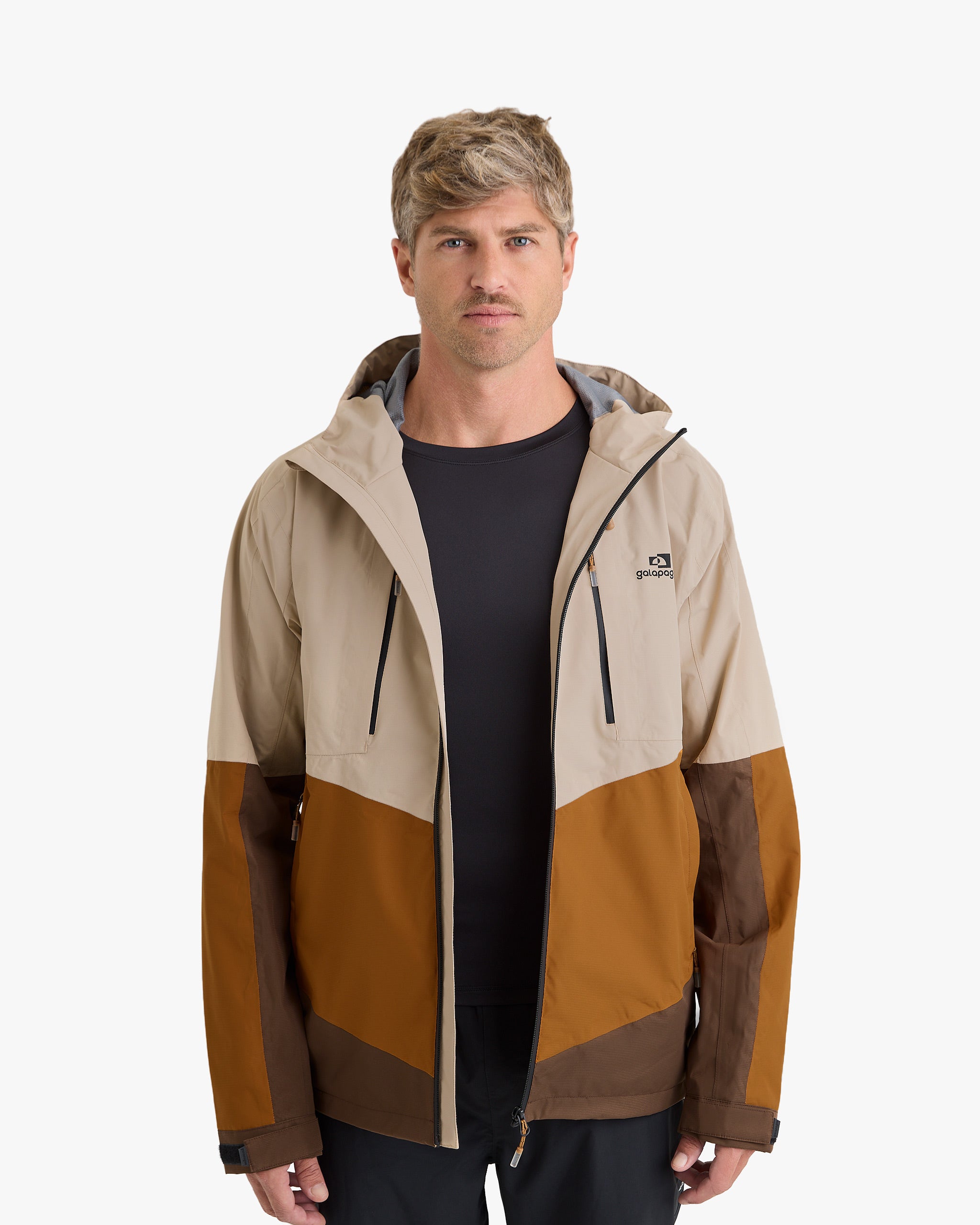 Jaqueta Impermeável Darwin Evolution 2.0 Masculina - Caqui e Ocre