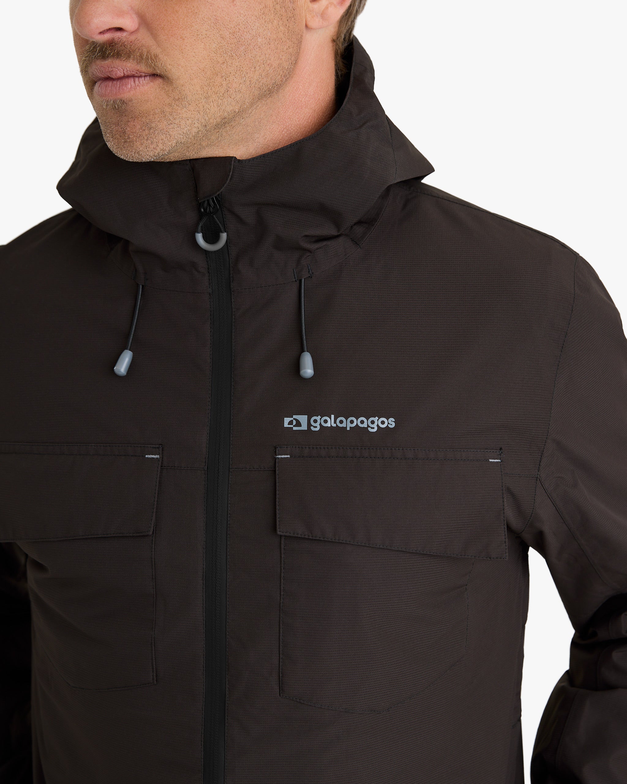 Jaqueta Impermeável Darwin Heat Masculina - Preta