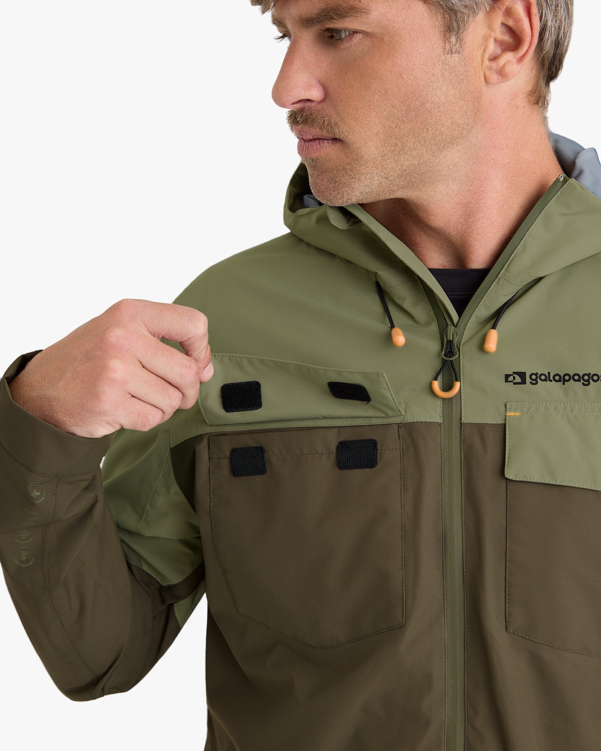 Jaqueta Impermeável Darwin Heat Masculina - Verde