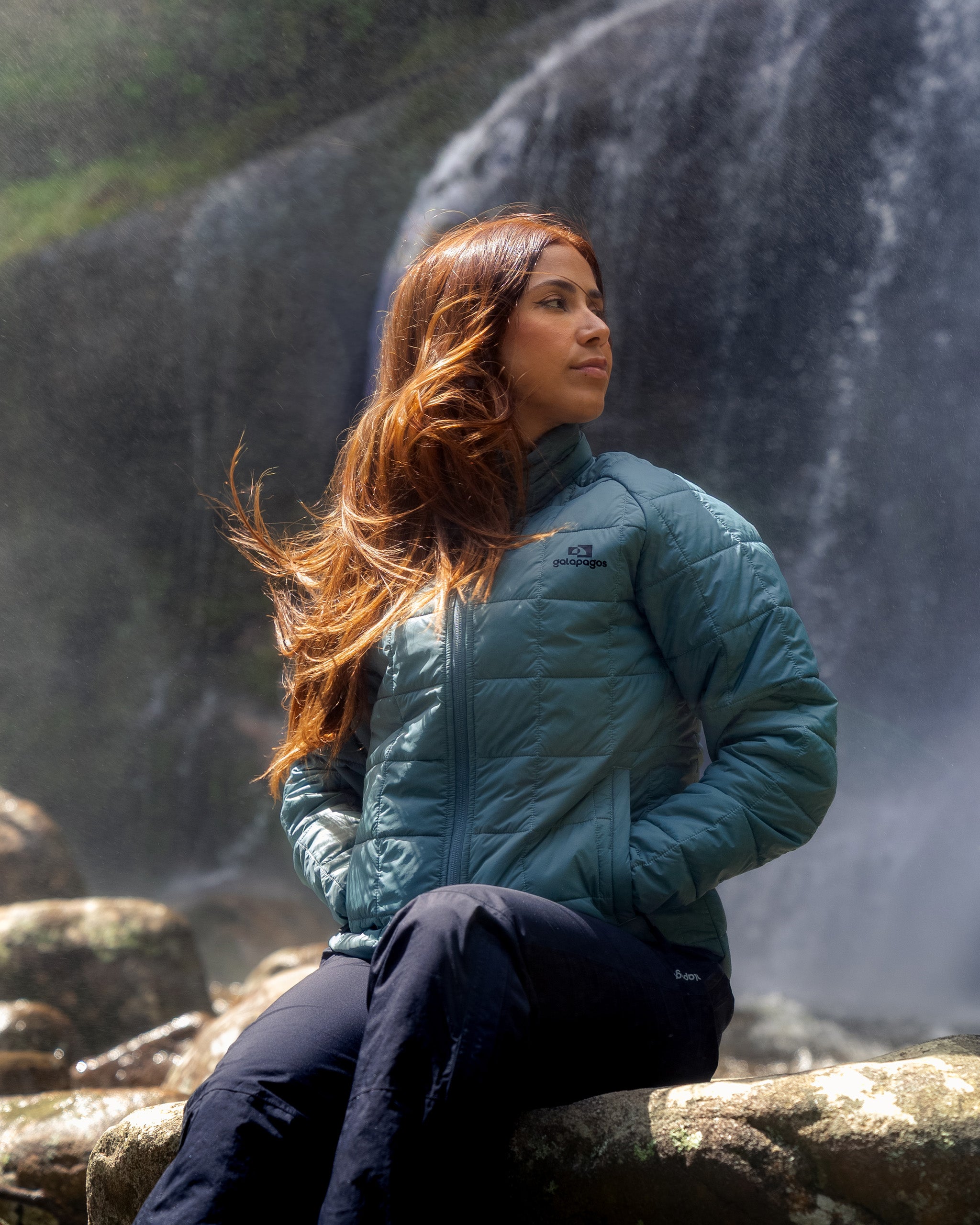 Jaqueta Puffer Ibex Thermolite Heat Feminina - Verde