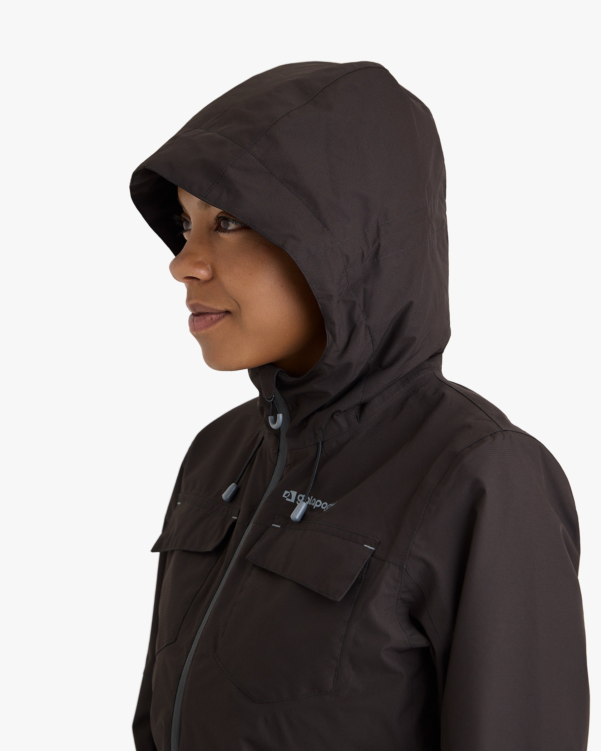 Jaqueta Impermeável Darwin Heat Feminina - Preta - Galapagos Outdoor