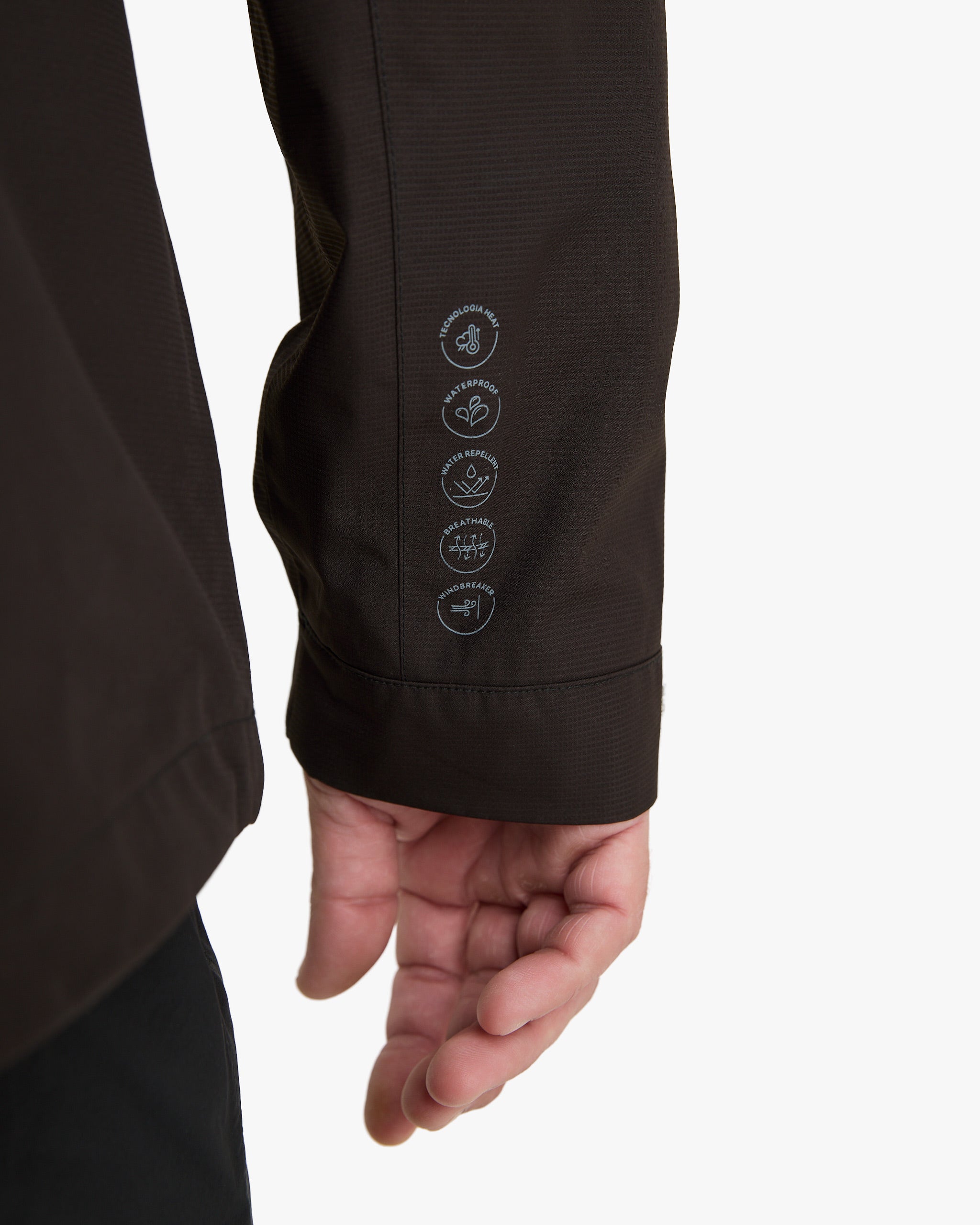 Jaqueta Impermeável Darwin Heat Masculina - Preta