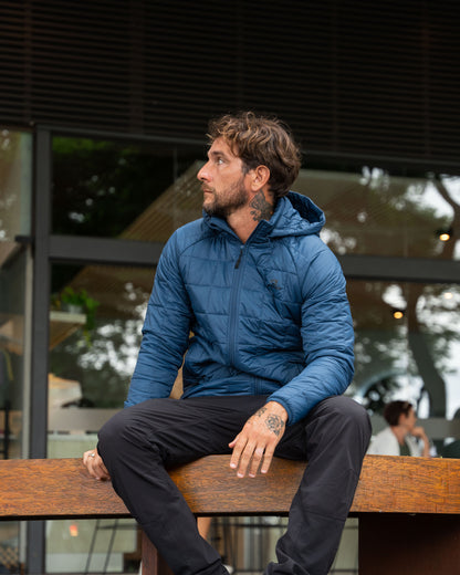 Jaqueta Puffer Ibex Thermolite Heat Masculina - Azul Marinho