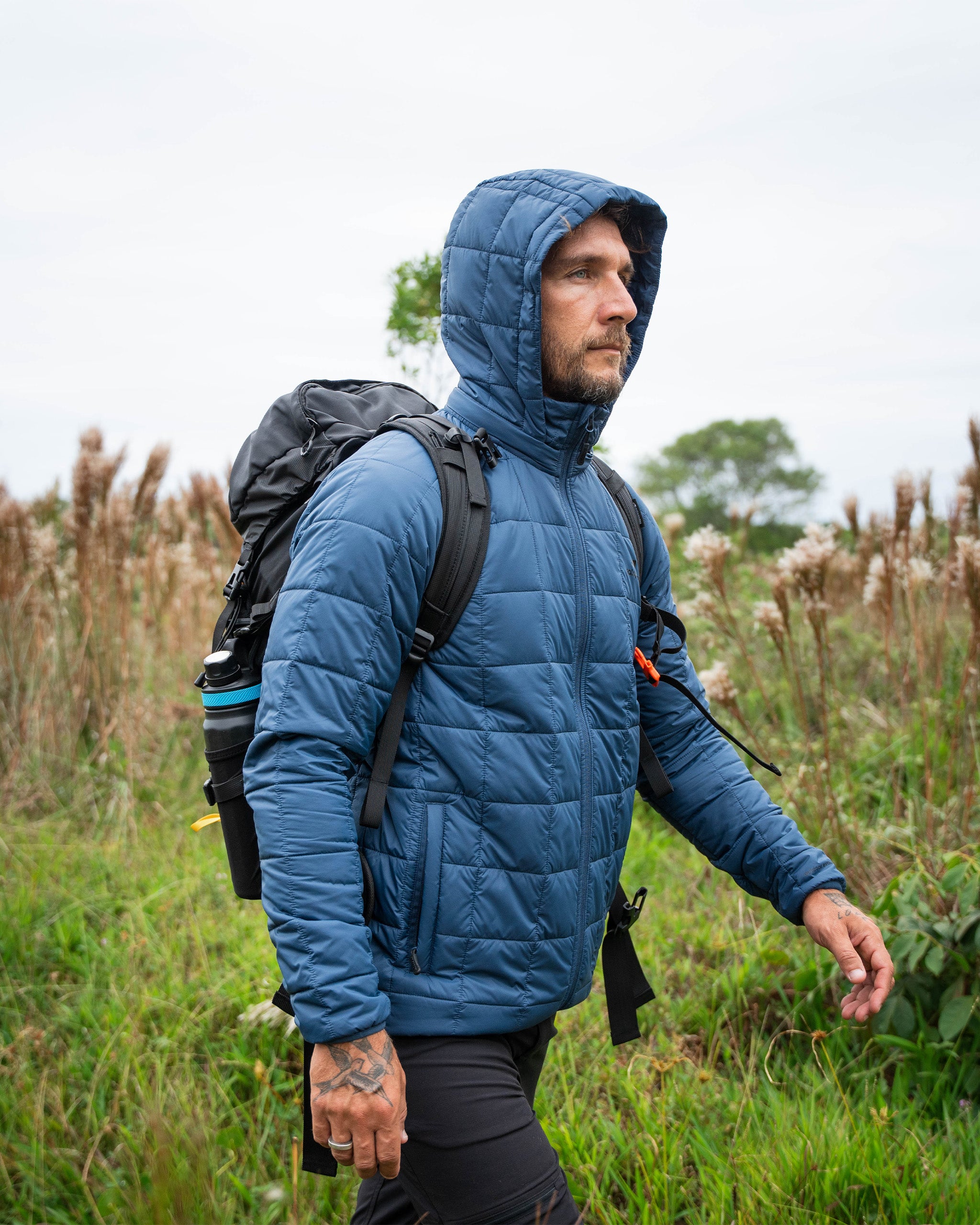 Jaqueta Puffer Ibex Thermolite Heat Masculina - Azul Marinho