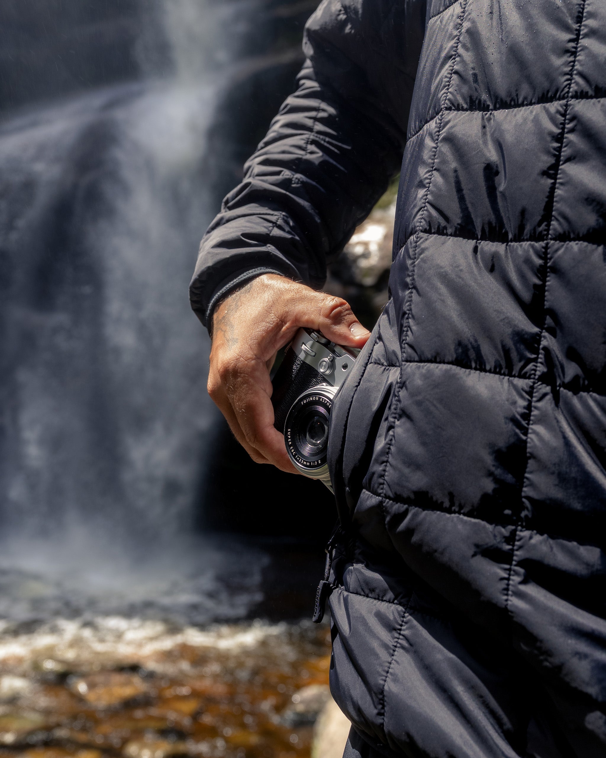 Jaqueta Puffer Ibex Thermolite Heat Masculina - Preta