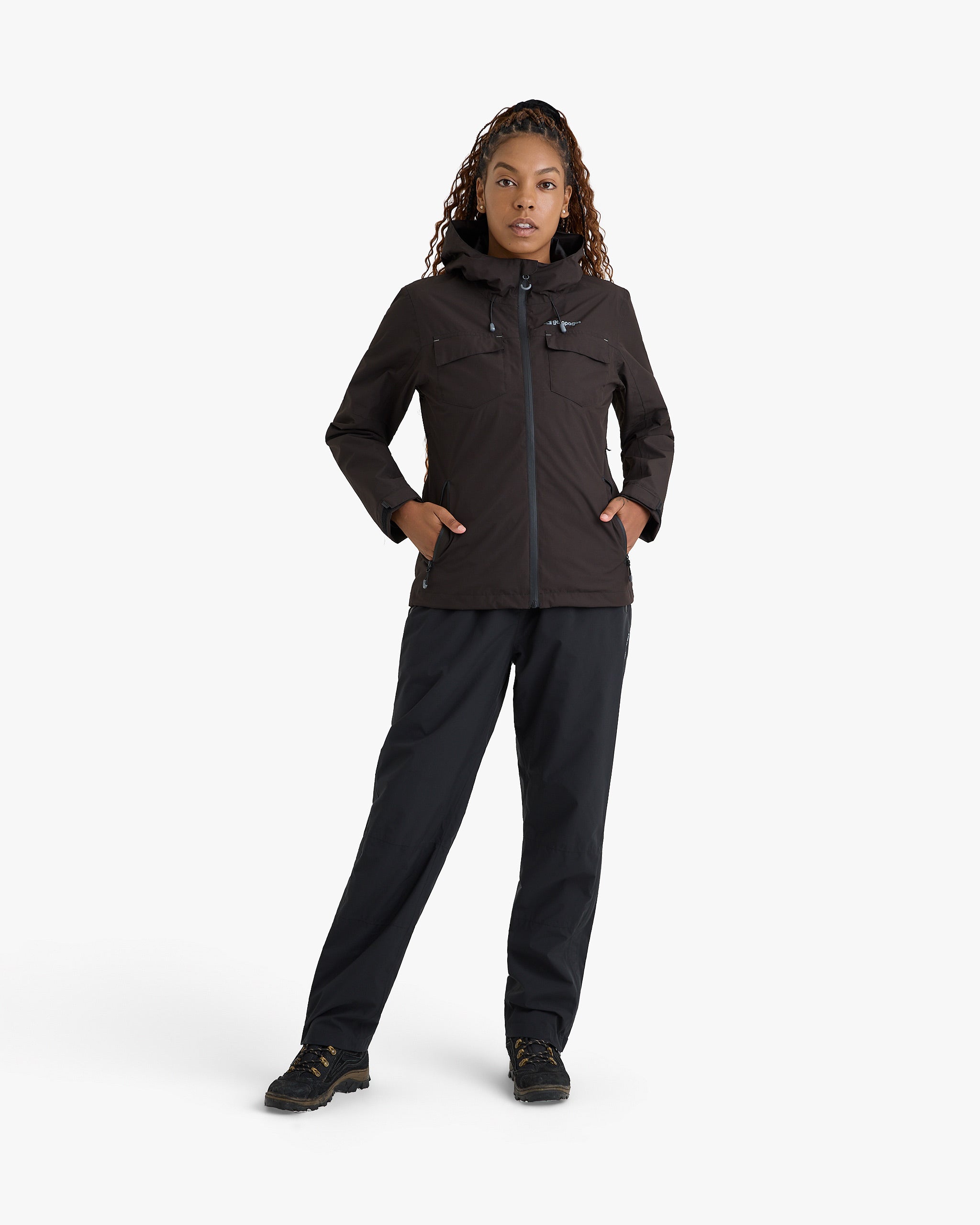 Jaqueta Impermeável Darwin Heat Feminina - Preta - Galapagos Outdoor
