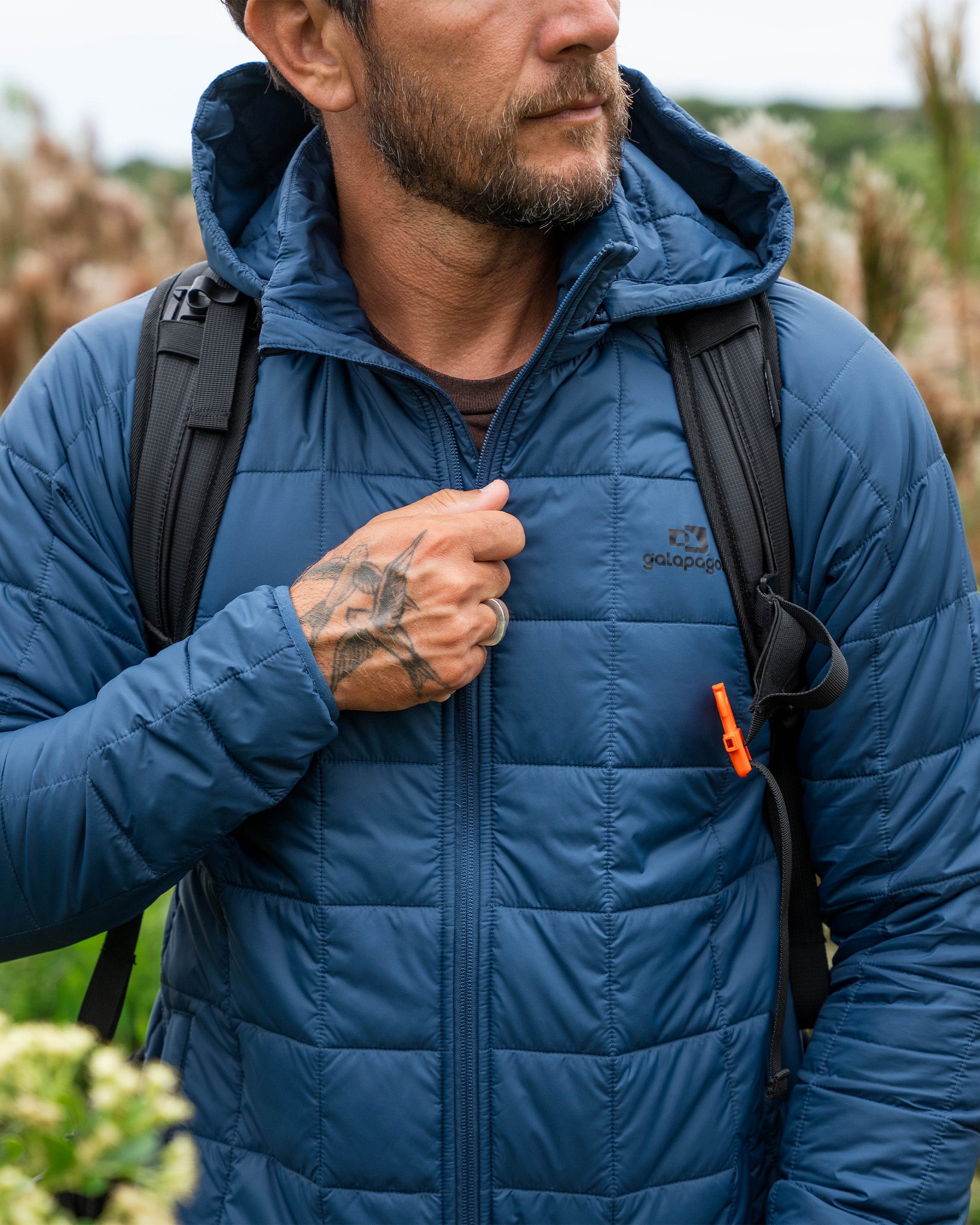 Jaqueta Puffer Ibex Thermolite Heat Masculina - Azul Marinho