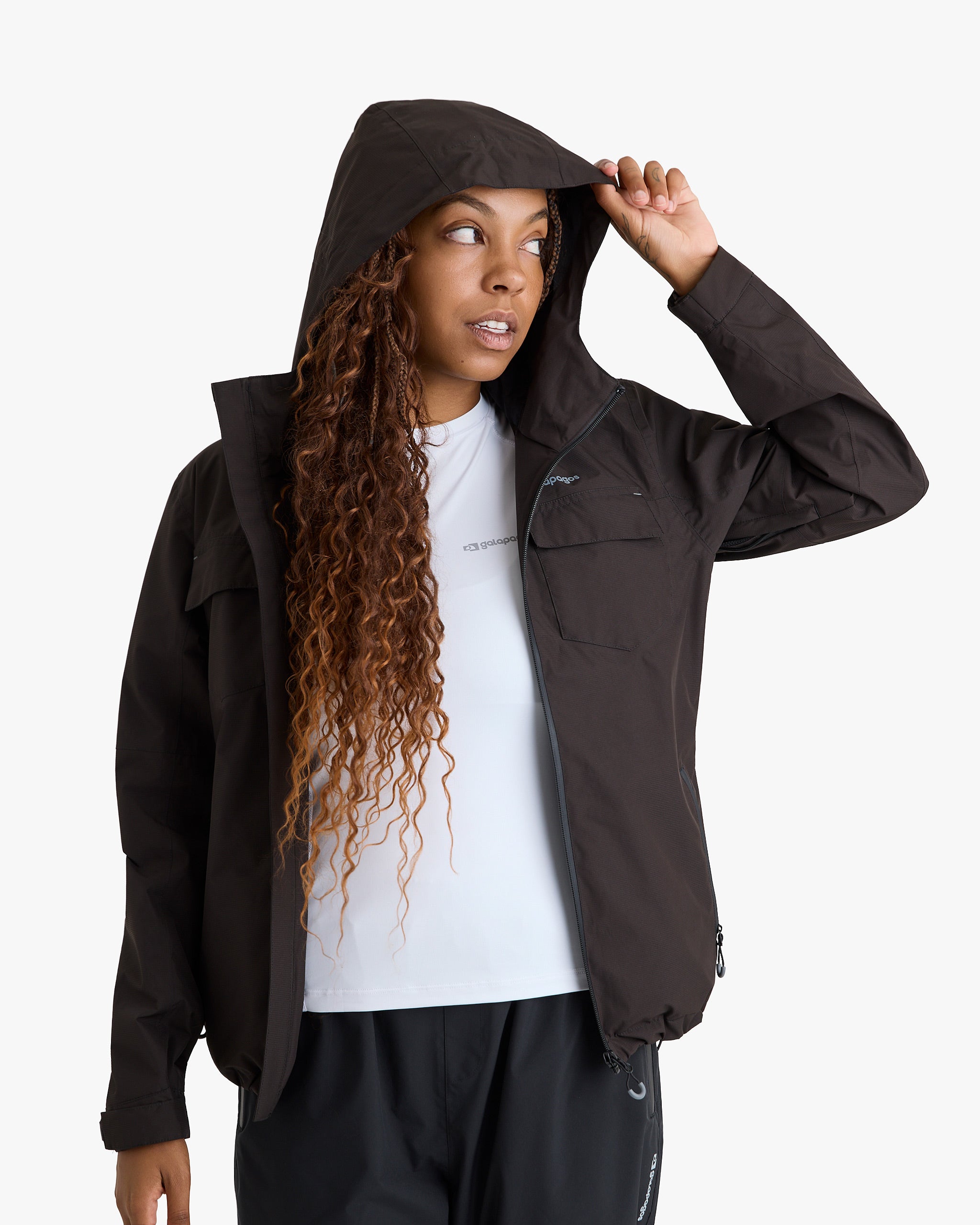 Jaqueta Impermeável Darwin Heat Feminina - Preta
