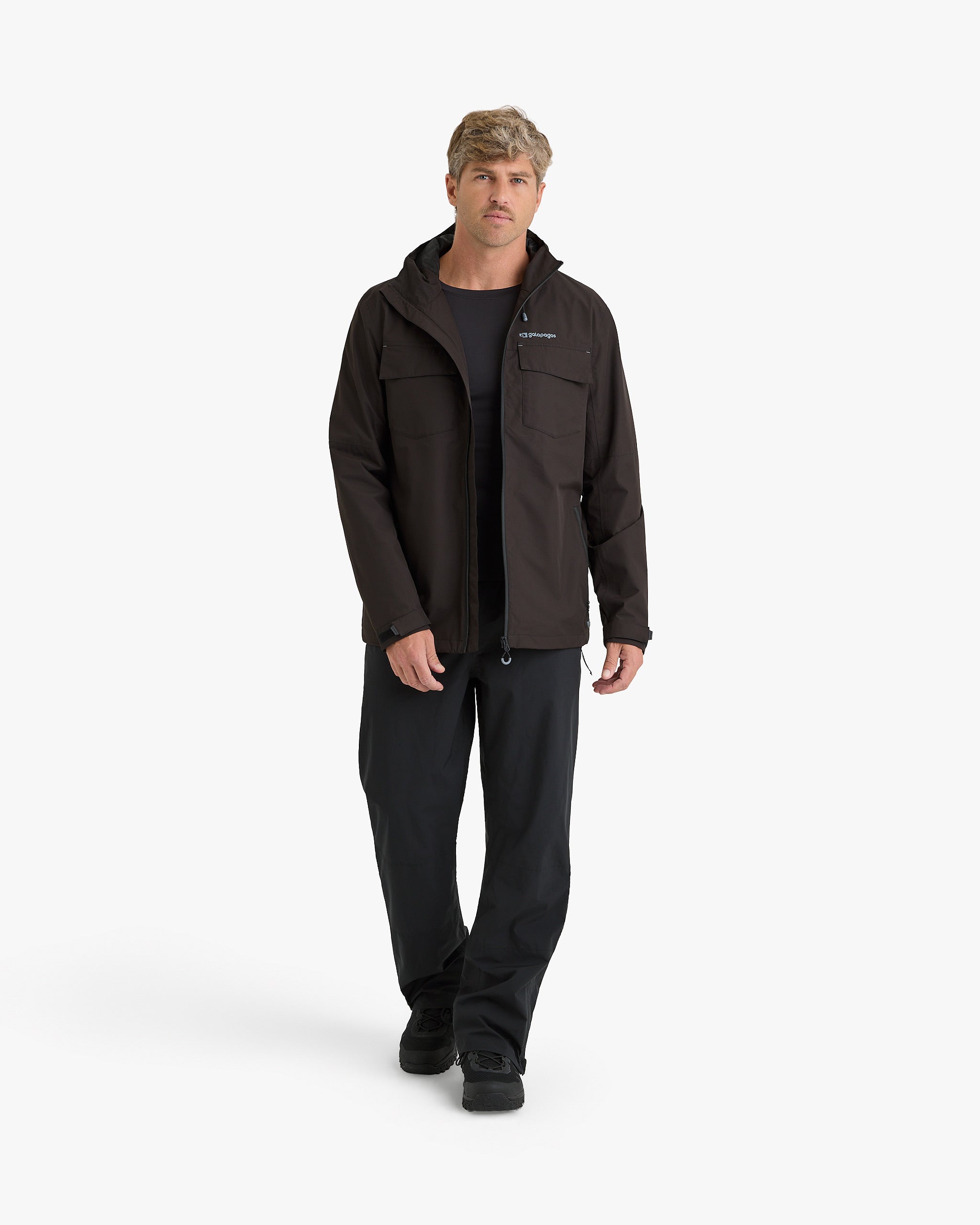 Jaqueta Impermeável Darwin Heat Masculina - Preta