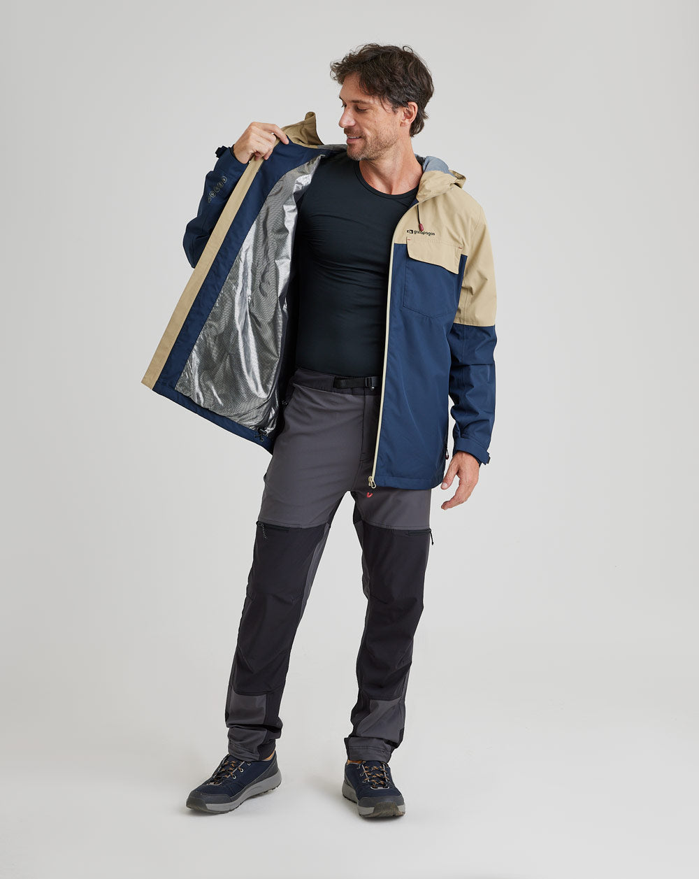 Jaqueta Impermeável Darwin Heat Masculina - Azul Marinho