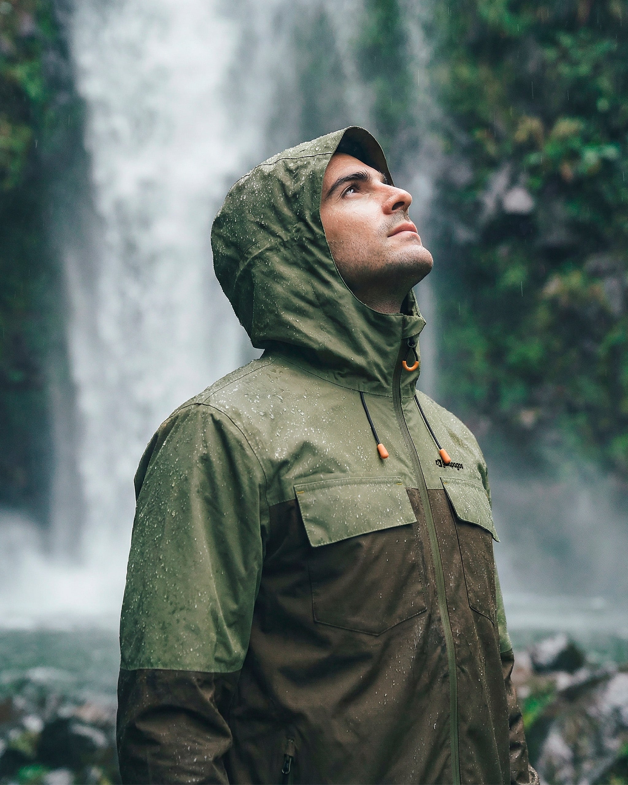 Jaqueta Impermeável Darwin Heat Masculina - Verde