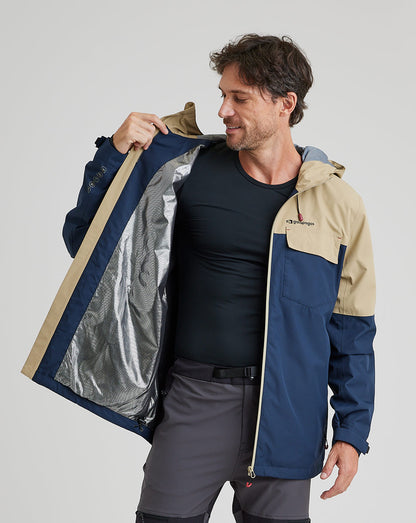 Jaqueta Masculina Impermeável Darwin Heat - Azul Marinho