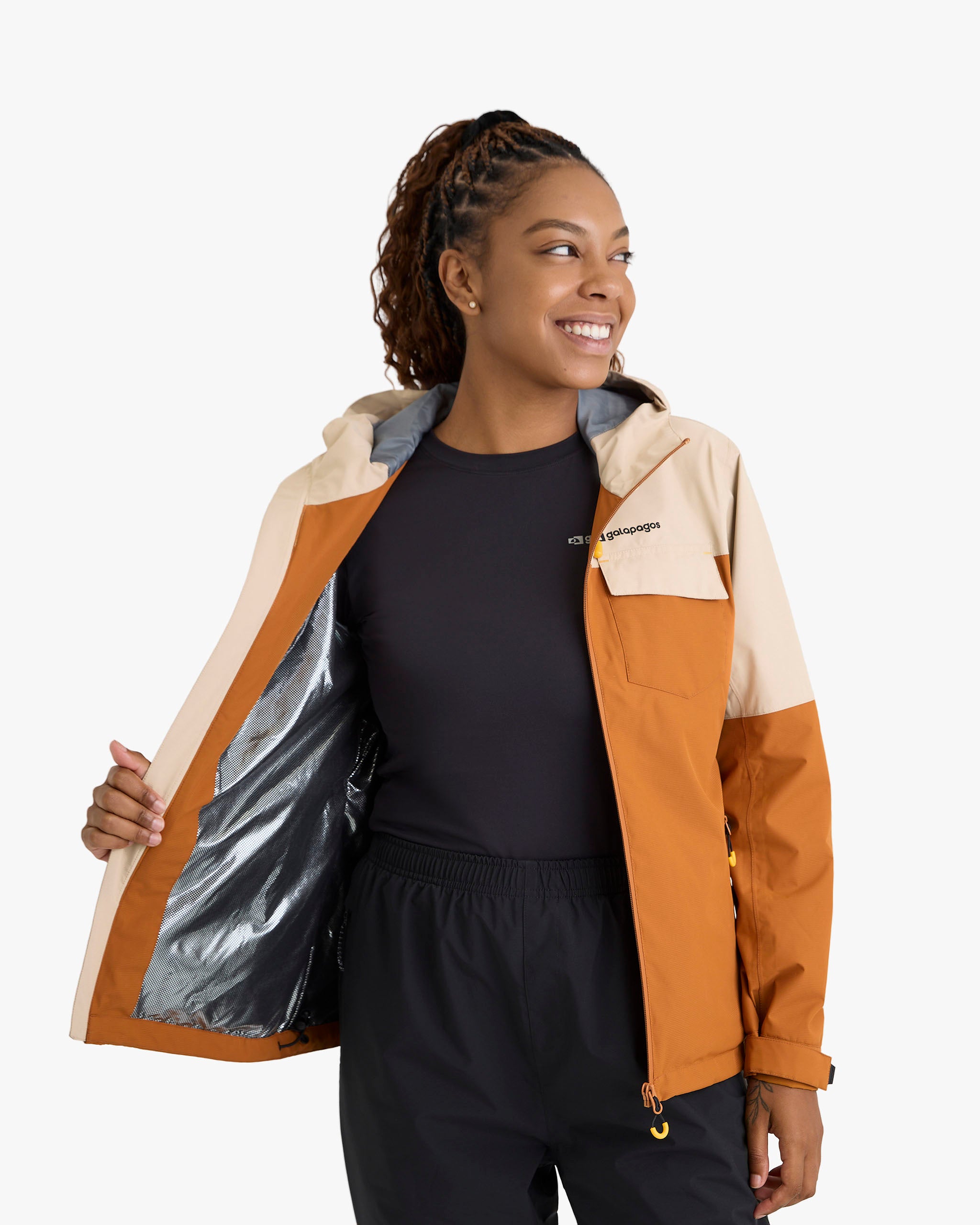 Jaqueta Impermeável Darwin Heat Feminina - Terracota