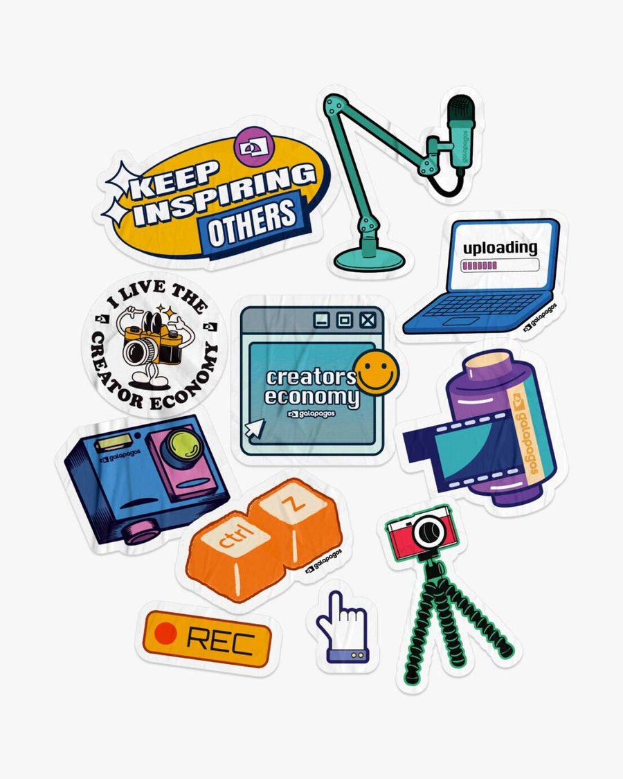 Pack de adesivos Soul Creator - Galapagos Outdoor