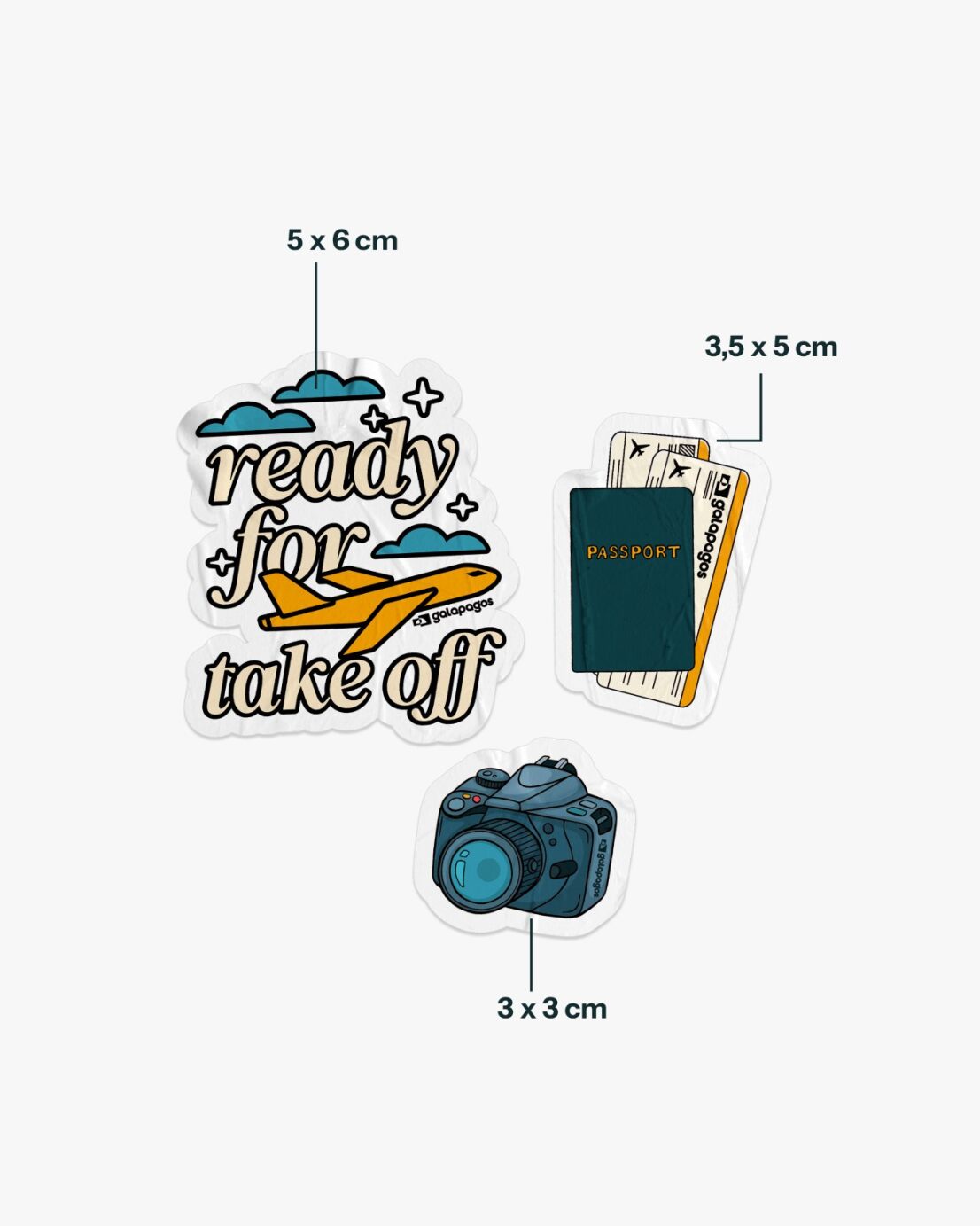 Pack de adesivos Soul Travel