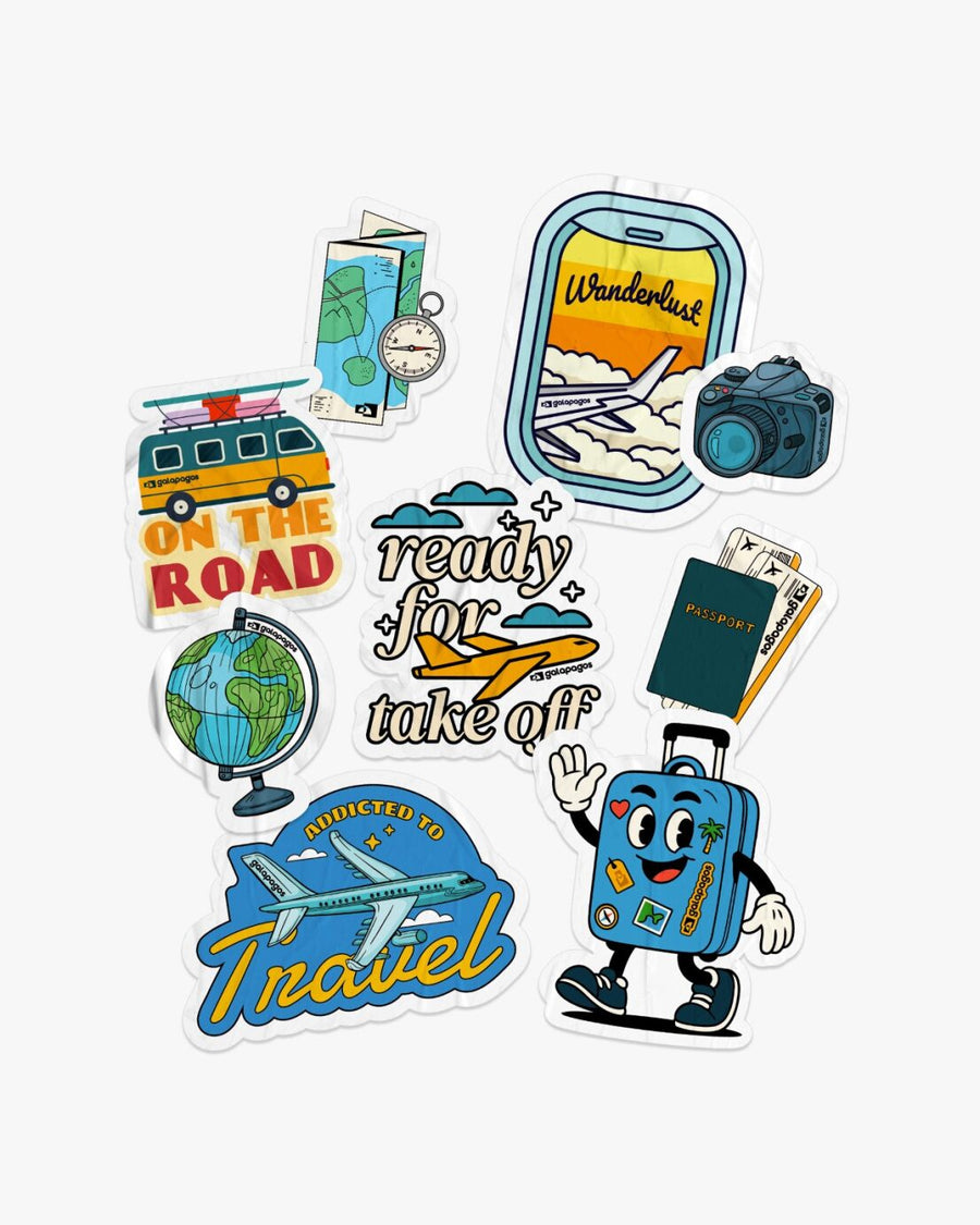Pack de adesivos Soul Travel - Galapagos Outdoor