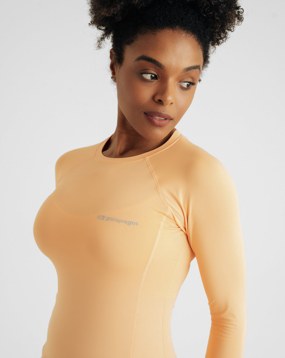 Blusa Segunda Pele UV Vella Feminina - Salmão