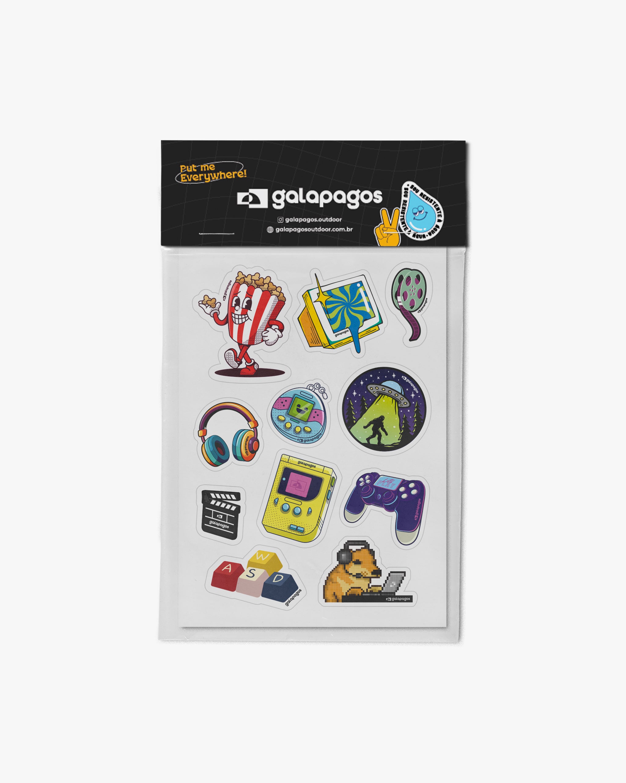 Pack de adesivos Soul Geek