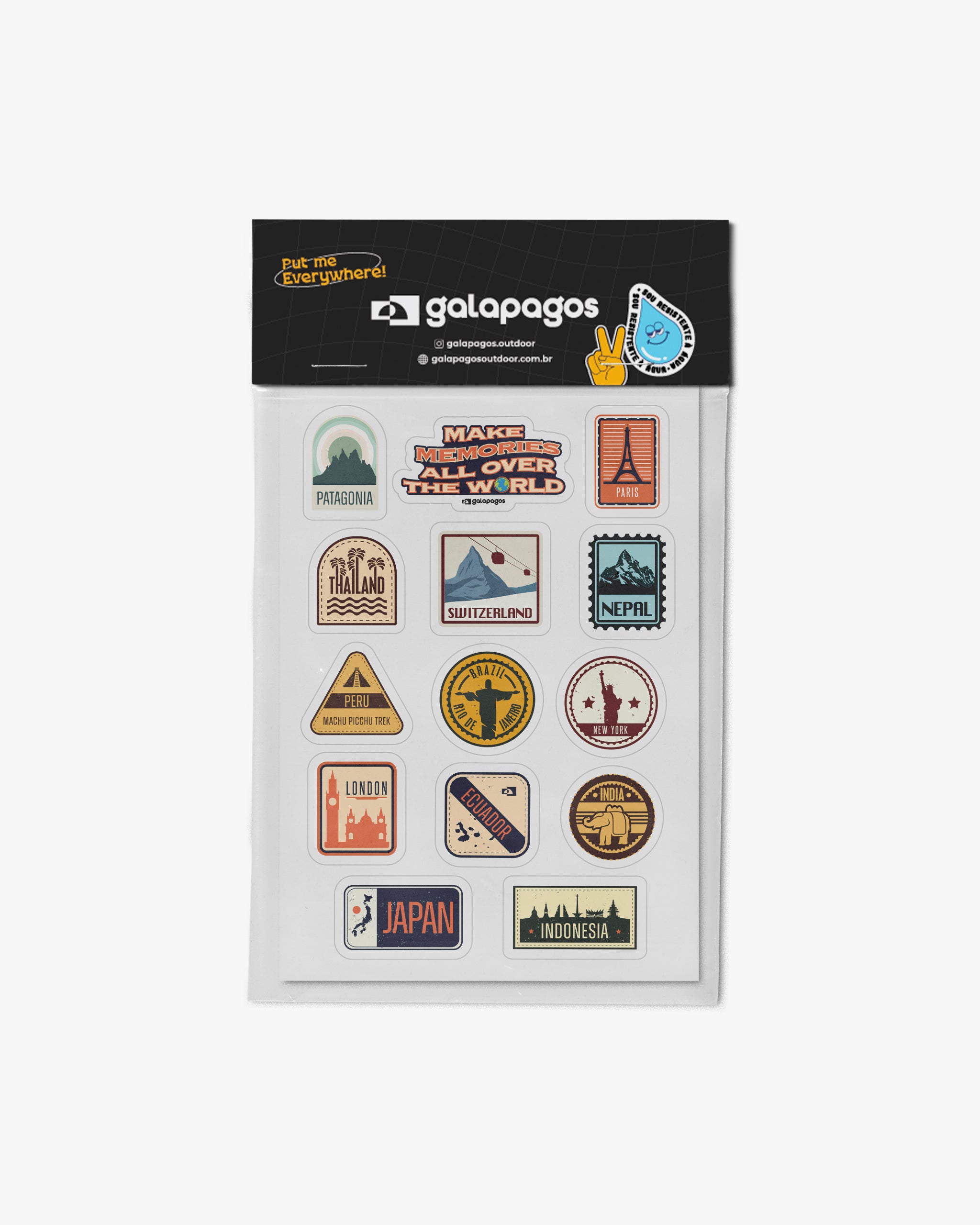 Pack de adesivos Soul Passport