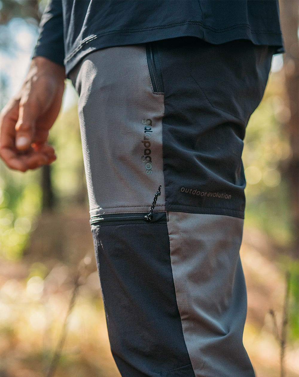 Calça Técnica Hiker Masculina - Chumbo e Preta