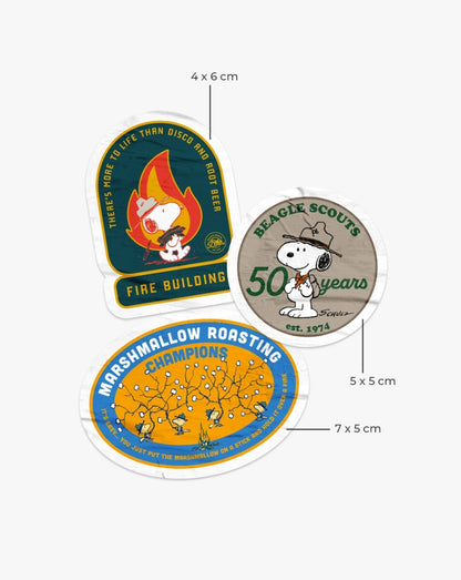 Pack de Adesivos Snoopy Camper