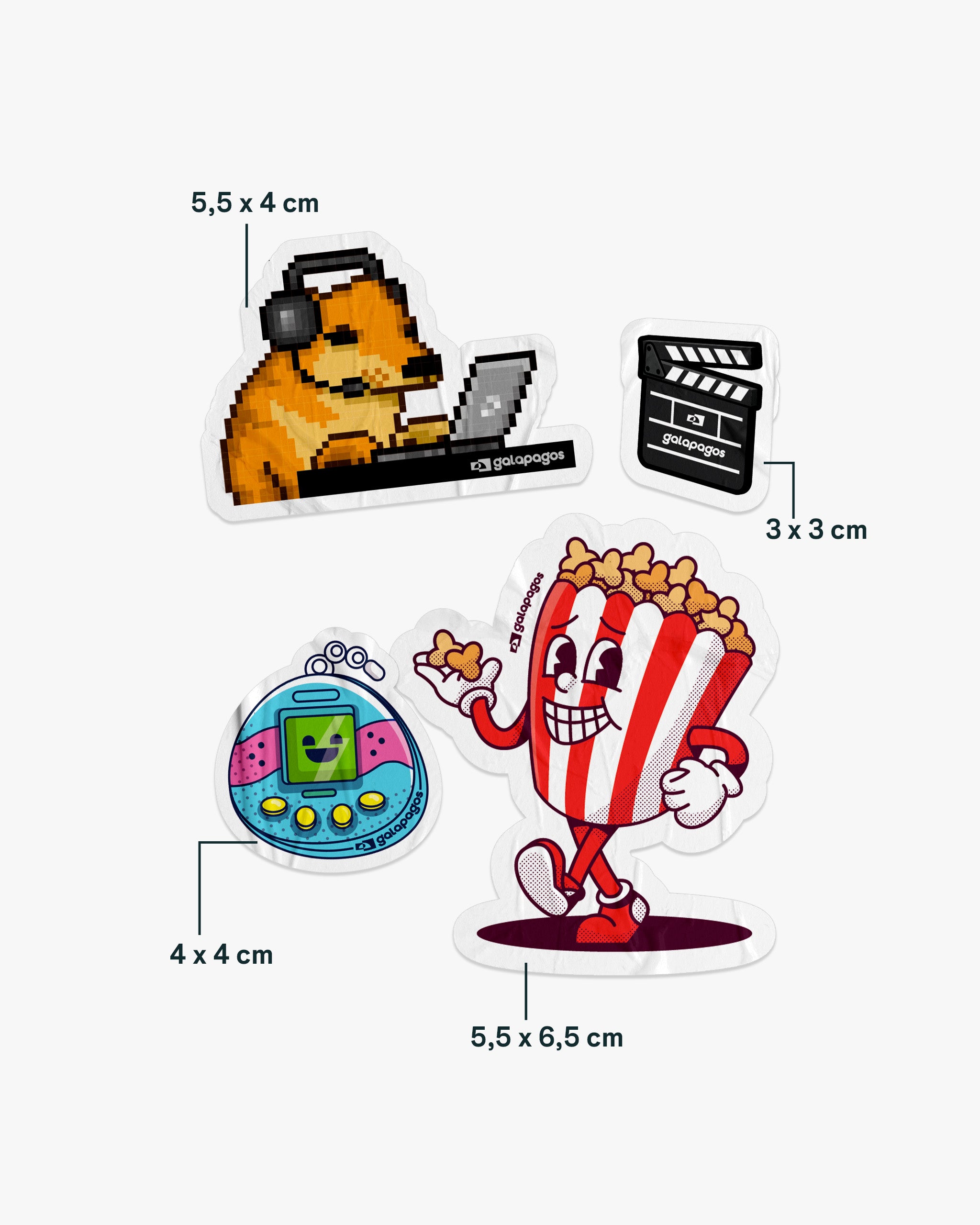 Pack de adesivos Soul Geek
