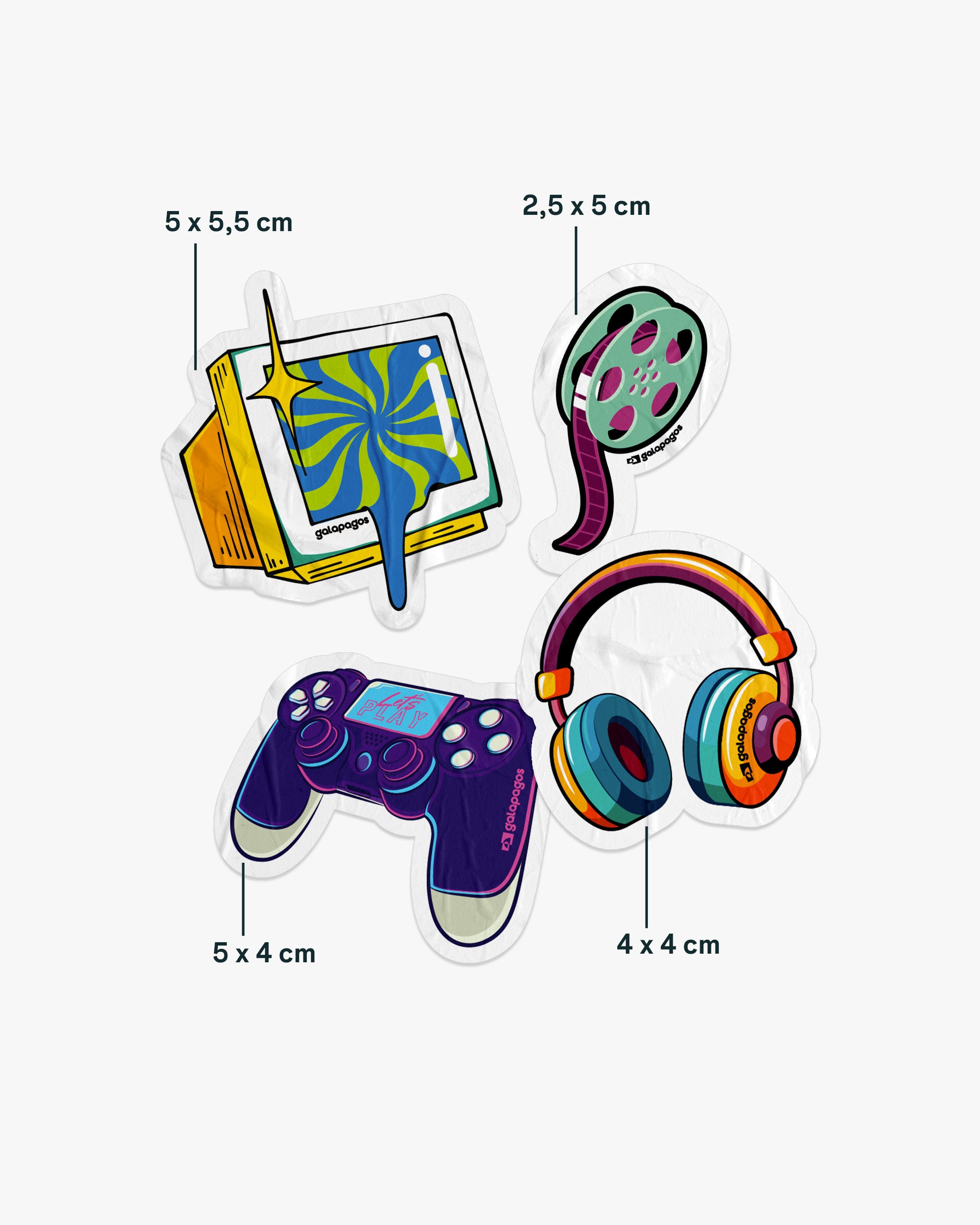 Pack de adesivos Soul Geek
