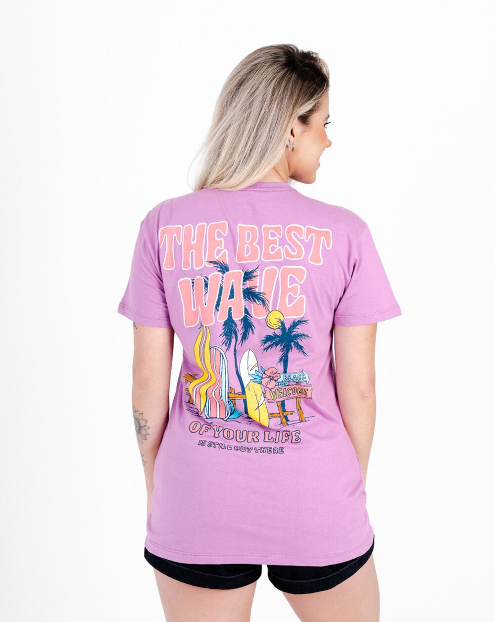 Camiseta All Gender Best Wave - Roxo Beat