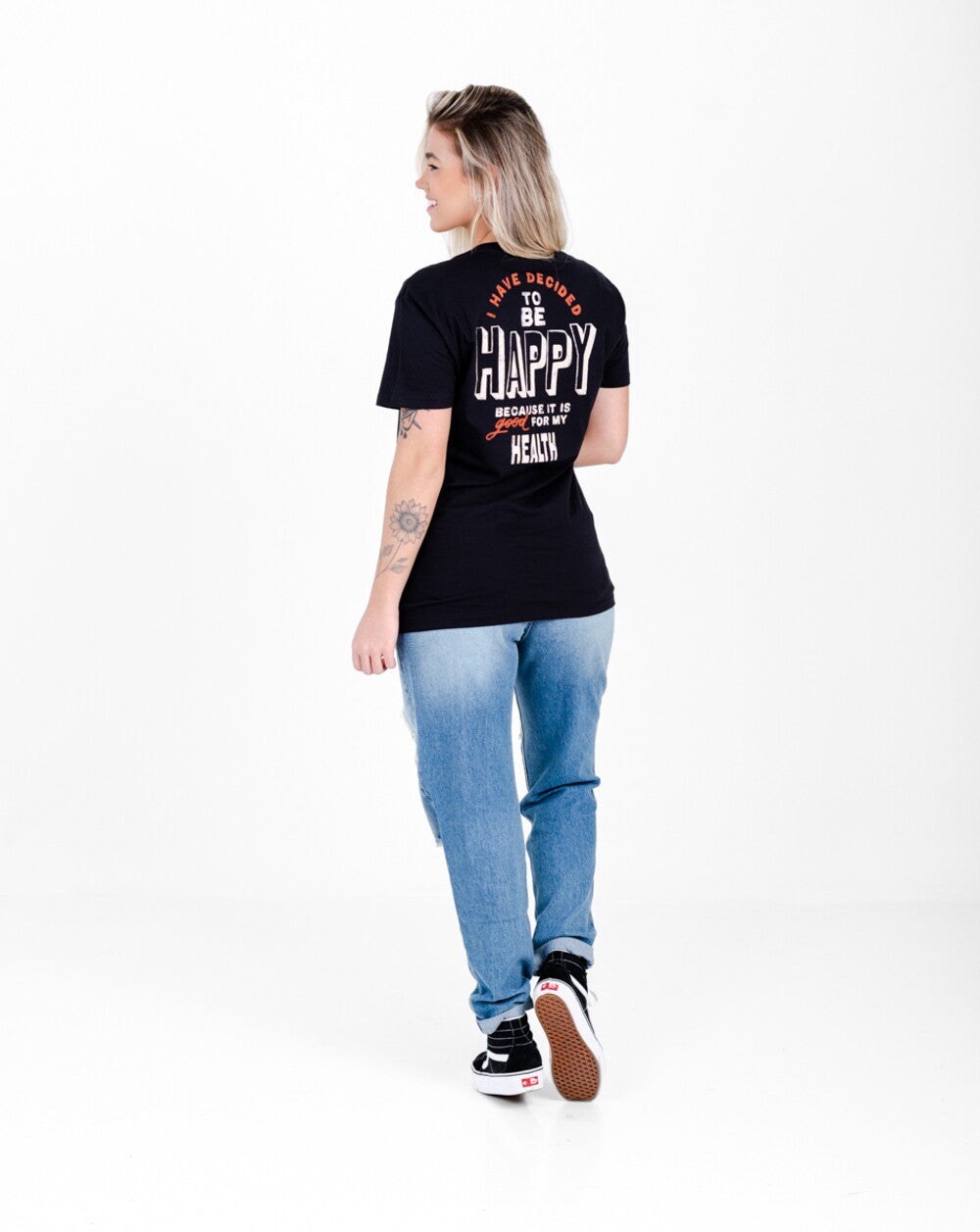 Camiseta All Gender Be Happy - Preta